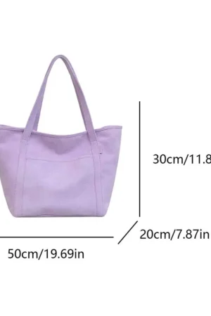 Women Tote Bag Faux Fur Shoulder Satchel Bag Large Capacity Slouchy Hobo Bag Solid Color for Shopping Travel Work